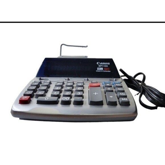 Canon MP11DX 12 Digits Printing Calculator Adding Machine-Tested - Picture 3 of 7
